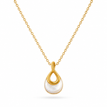 Load image into Gallery viewer, Eterna Pearl Drop Necklace