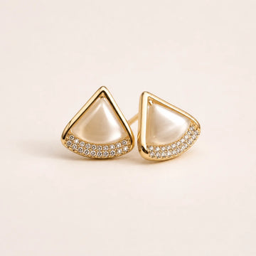 Lumière Triangle Studs
