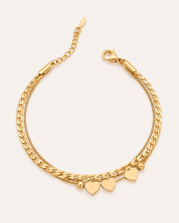 Gold Charm Bracelet