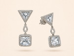 Load image into Gallery viewer, Statement Crystal Drop Earrings