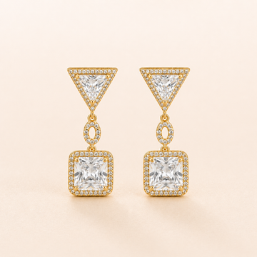 Statement Crystal Drop Earrings