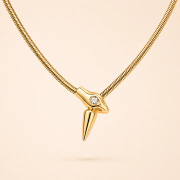 Serpent Charm Necklace