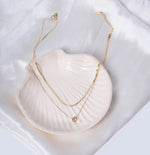 Load image into Gallery viewer, Layered Solitaire Necklace