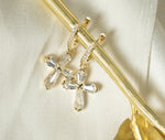 Load image into Gallery viewer, Cross Drop Earrings