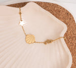 Load image into Gallery viewer, Coastal Charm Gold Bracelet
