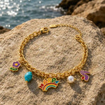 Load image into Gallery viewer, Rainbow Reverie Charm bracelet
