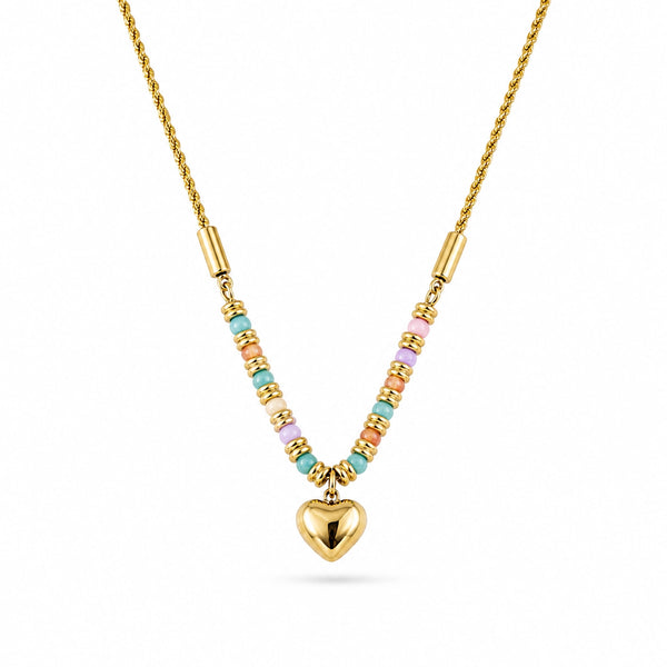 Pastel Love Heart Necklace