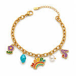 Load image into Gallery viewer, Rainbow Reverie Charm bracelet