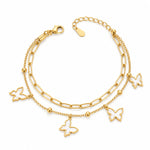 Load image into Gallery viewer, Flutter Layered Butterfly Bracelet