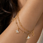 Load image into Gallery viewer, Flutter Layered Butterfly Bracelet