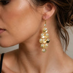 Load image into Gallery viewer, Champagne Cascade Earrings