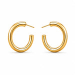 Load image into Gallery viewer, Classic Gold Hoop Earrings