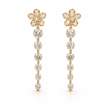 Celestial Bloom Statement Earrings