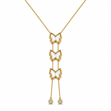 Flutterfall Lariat Necklace