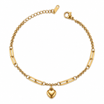 Load image into Gallery viewer, Celeste Heart Link Bracelet
