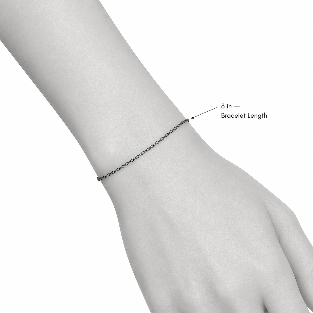 Celeste Heart Link Bracelet