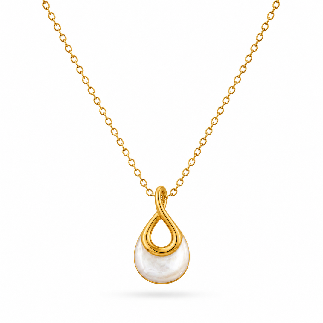 Eterna Pearl Drop Necklace