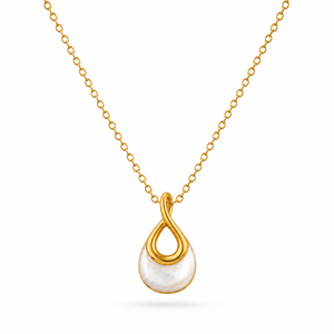 Eterna Pearl Drop Necklace