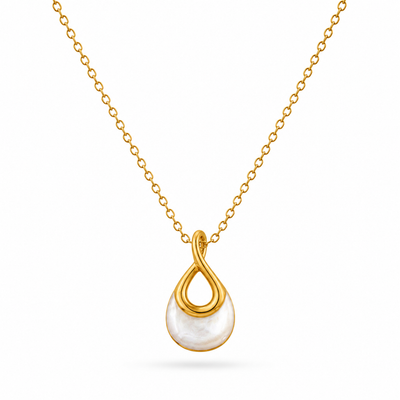 Eterna Pearl Drop Necklace