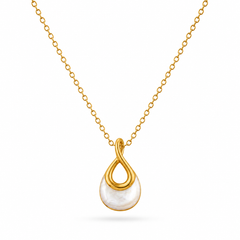 Eterna Pearl Drop Necklace