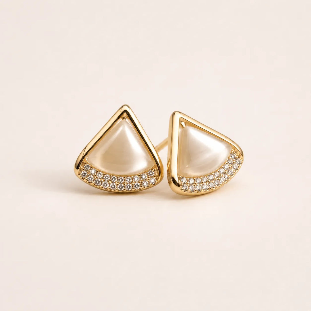 Lumière Triangle Studs