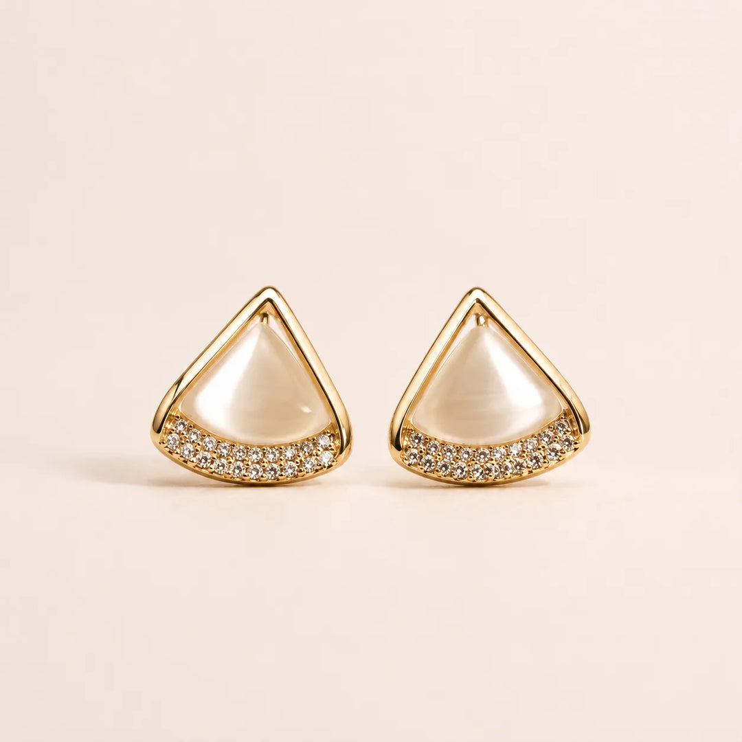 Lumière Triangle Studs