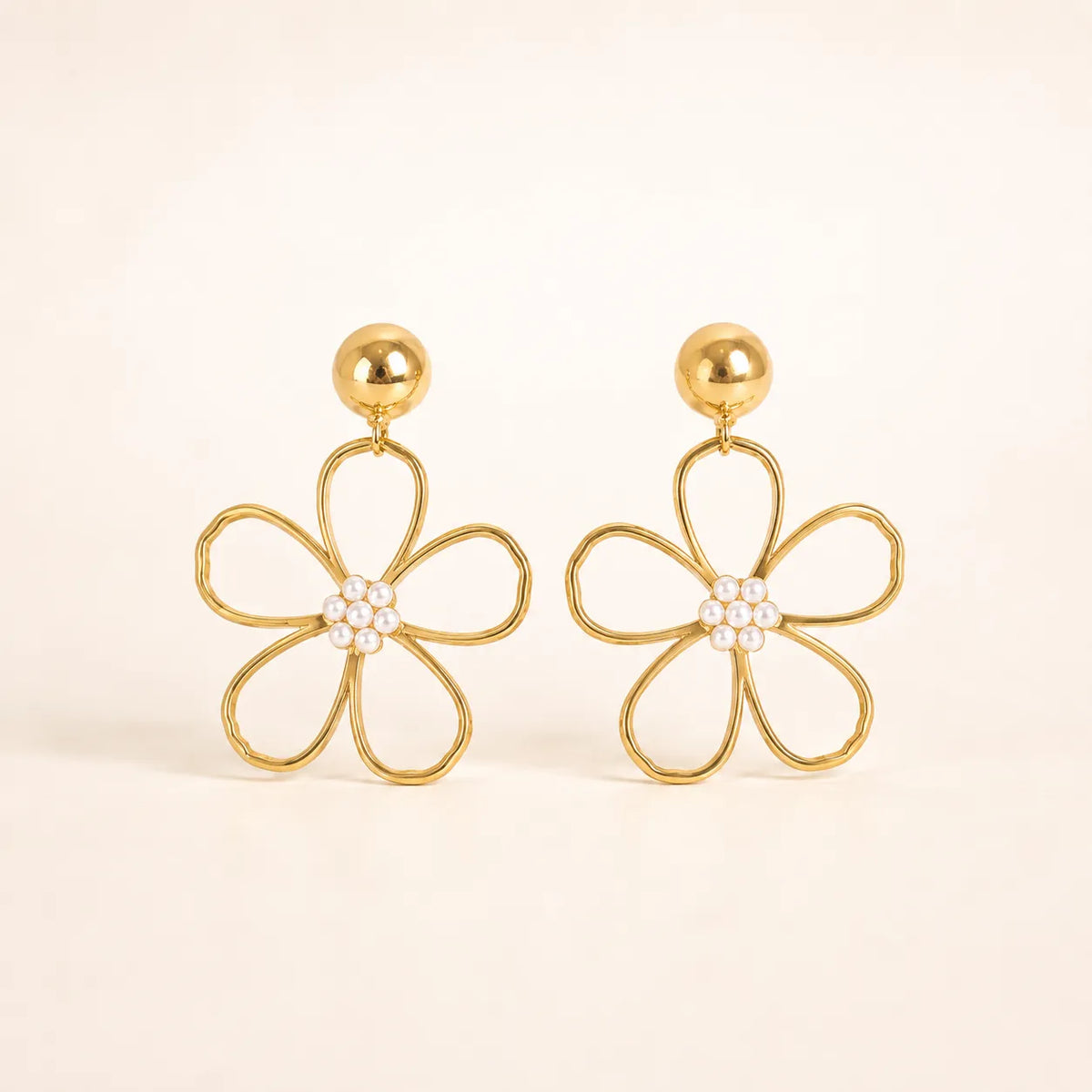 Bloom drop earrings