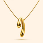 Load image into Gallery viewer, Liquid Gold Sculpt Pendant Necklace
