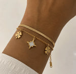 Load image into Gallery viewer, Celestial Layered Charm Bracelet
