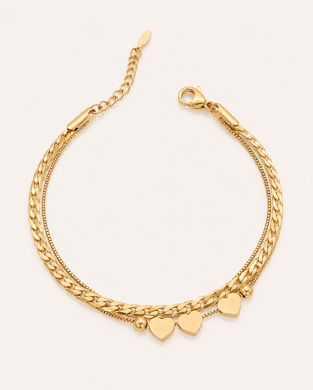 Gold Charm Bracelet