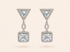 Statement Crystal Drop Earrings