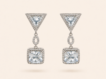 Statement Crystal Drop Earrings