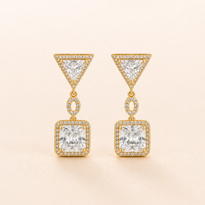 Statement Crystal Drop Earrings