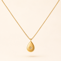 Gold Droplet Necklace