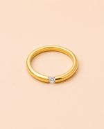 Load image into Gallery viewer, Dainty Stone Gold Ring
