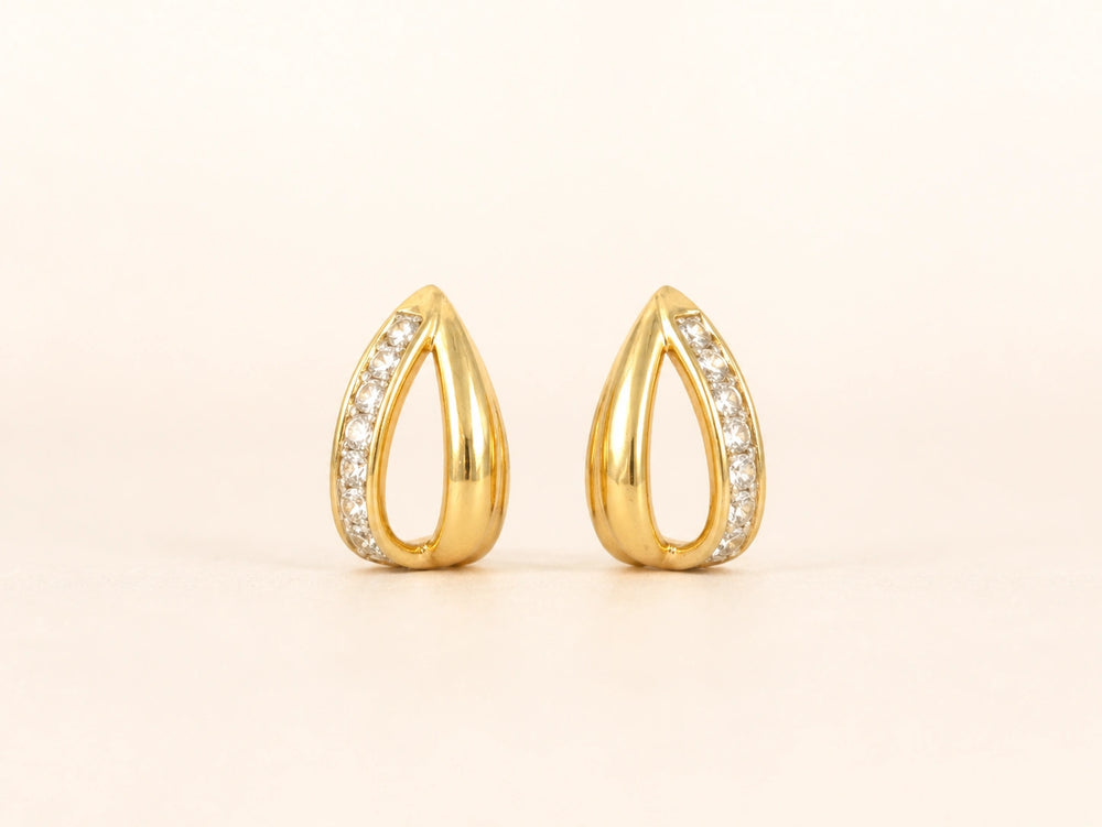 Curve Gold Earrings