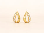 Load image into Gallery viewer, Curve Gold Earrings
