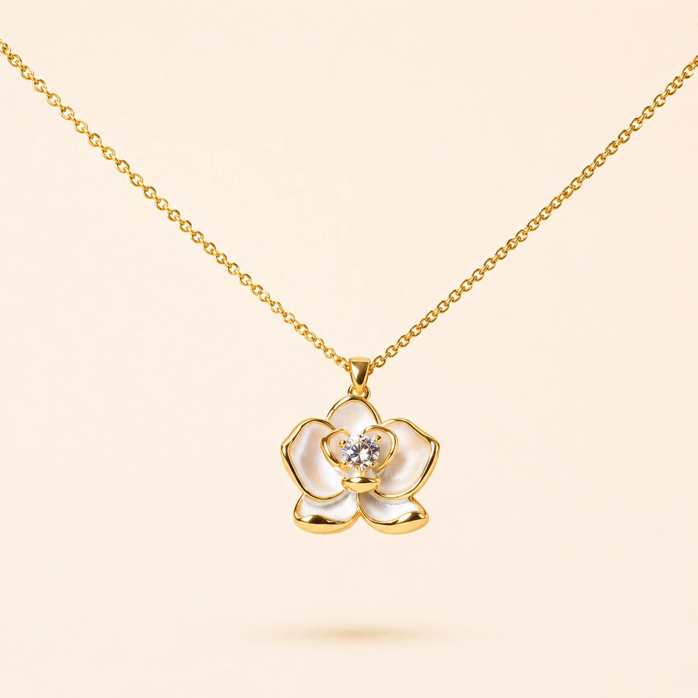 Floral Gold Necklace