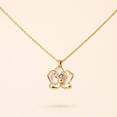 Floral Gold Necklace