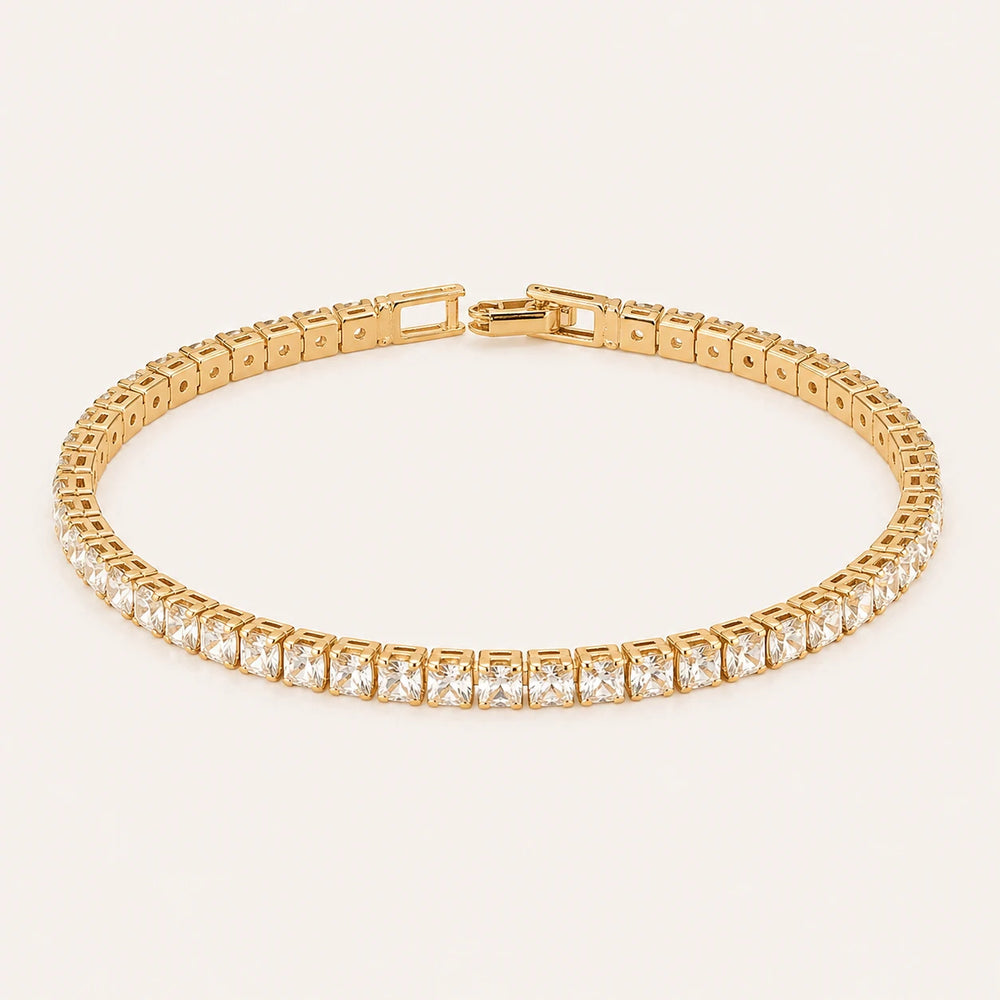 Gold Tennis Bracelet