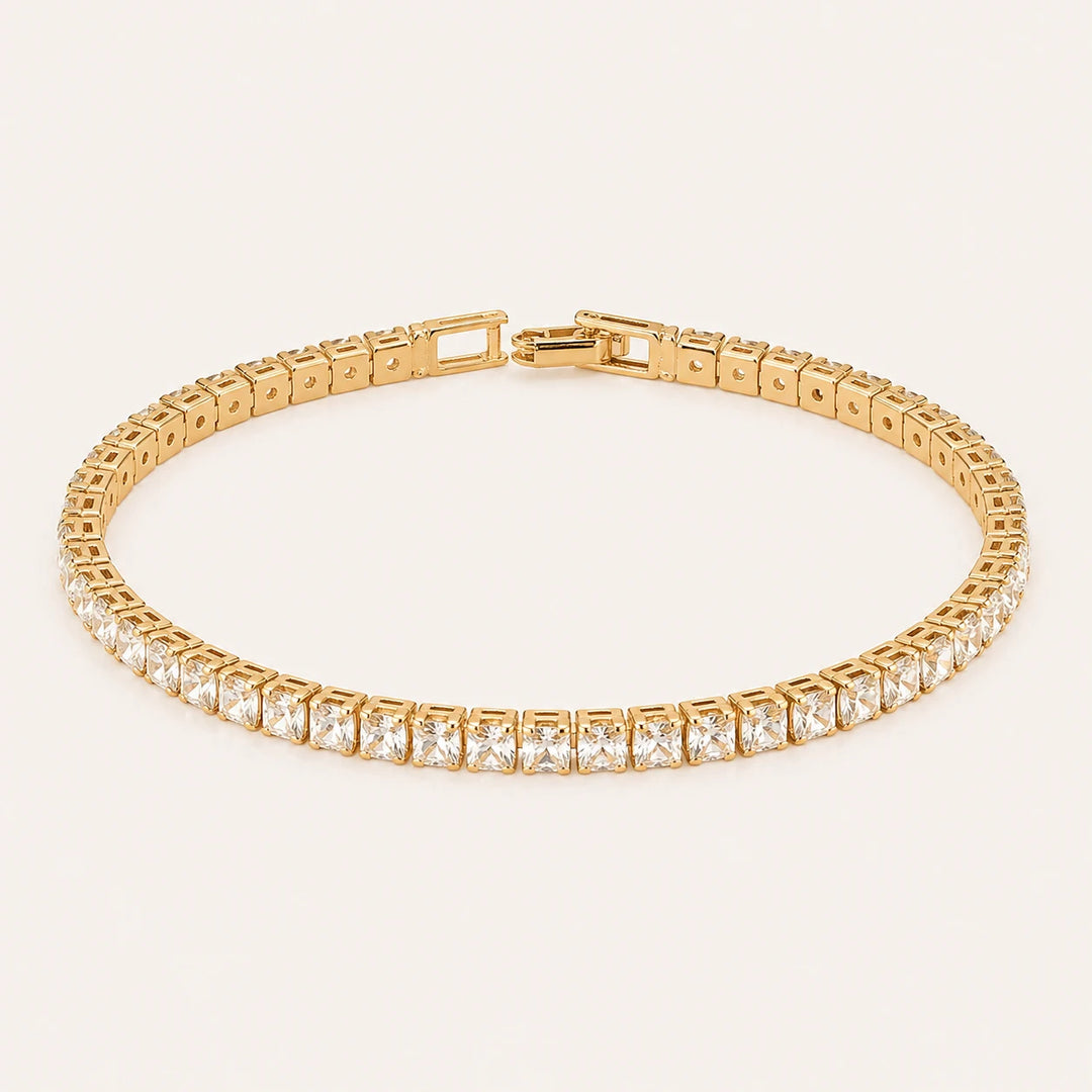 Gold Tennis Bracelet