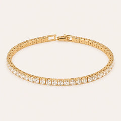 Gold Tennis Bracelet