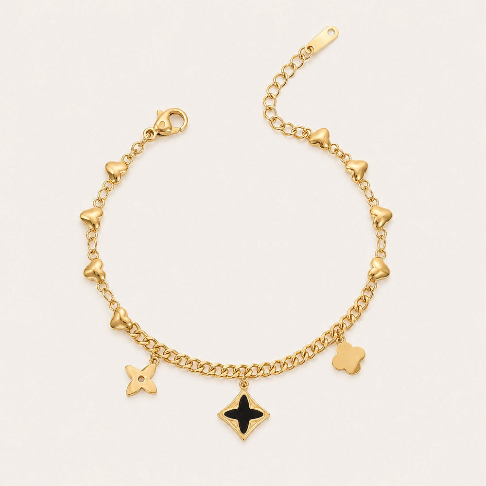 Layered Charm Bracelet