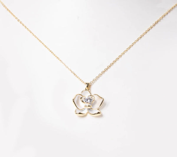 Floral Gold Necklace