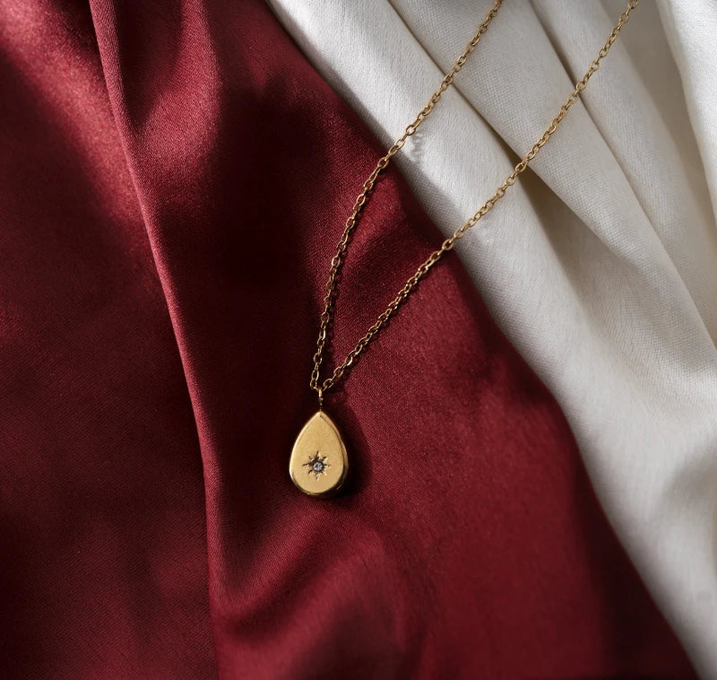 Gold Droplet Necklace