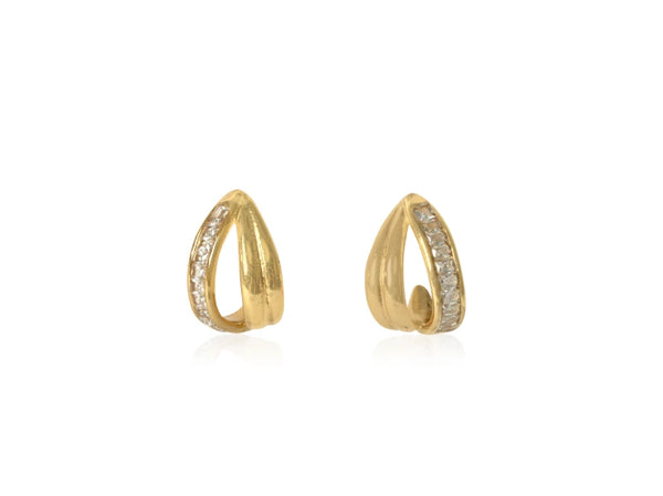 Curve Gold Earrings