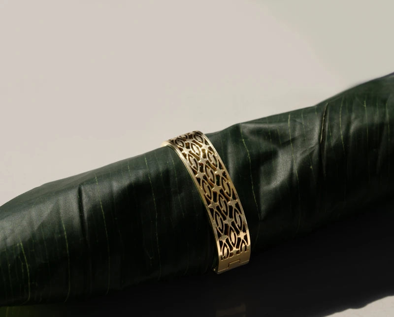 Lattice Gold Cuff Bracelet
