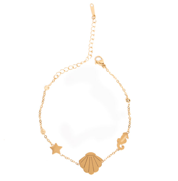 Coastal Charm Gold Bracelet