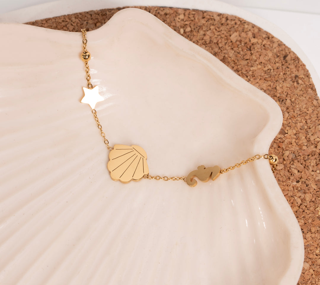 Coastal Charm Gold Bracelet