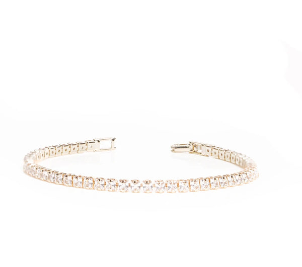 Gold Tennis Bracelet
